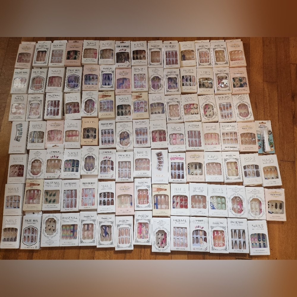 100 press on nails